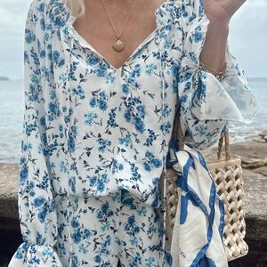 NWT Show Me Your Mumu Floral Milkmaid Cottagecore Shorts Set